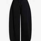 Black petal joggers