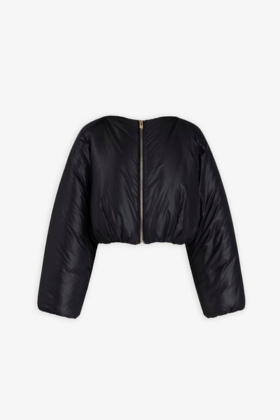 Alaïa | Alaia black bomber plie jacket | Savannahs