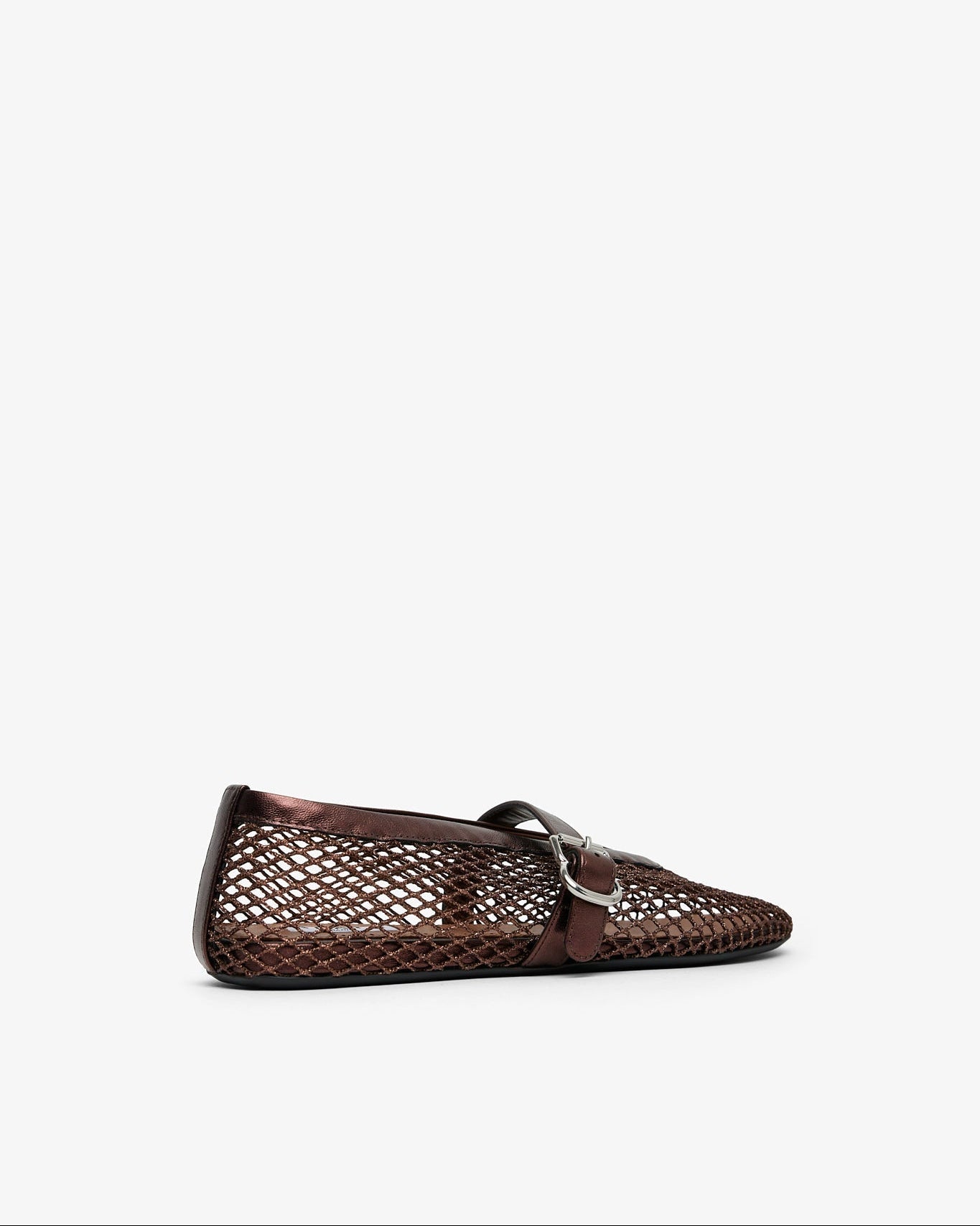 Brown woven loafer on a white background