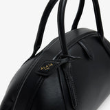 Top handle small black bag
