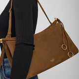 Le Click khaki green shoulder bag