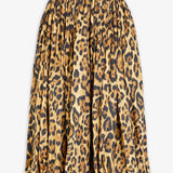 A-Line leopard skirt