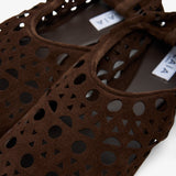 Neo vienne chocolate brown flats