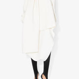 Wool scarf coat