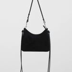 Phoebe Philo Gig small black suede shoulder bag