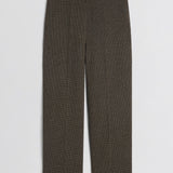 Drop trousers in khaki