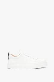 Lauren white leather sneakers