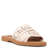 Woody beige slide sandals