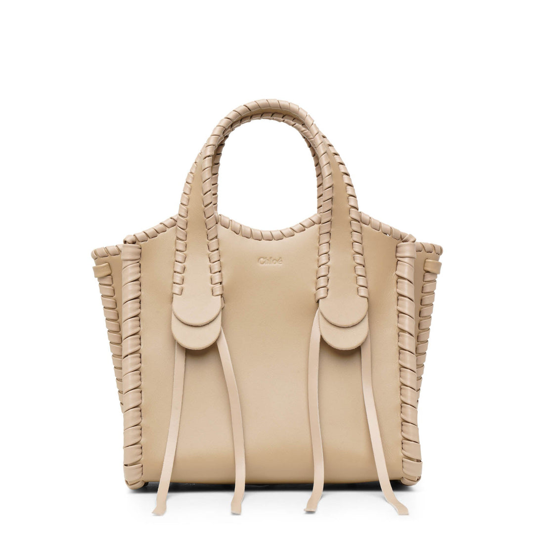☆Chloe☆ MONY Medium Tote トートバッグ LIGHT TAN♪ Chloé | Mony small beige leather tote bag | Savannahs