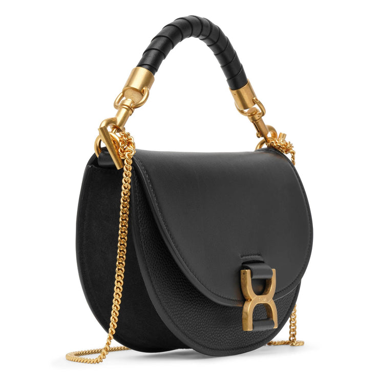 Chloé Marcie Pouch On Chain in Black