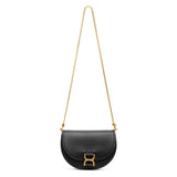 Marcie black leather crossbody bag