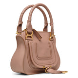 Marcie blush leather double carry bag