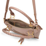 Marcie blush leather double carry bag