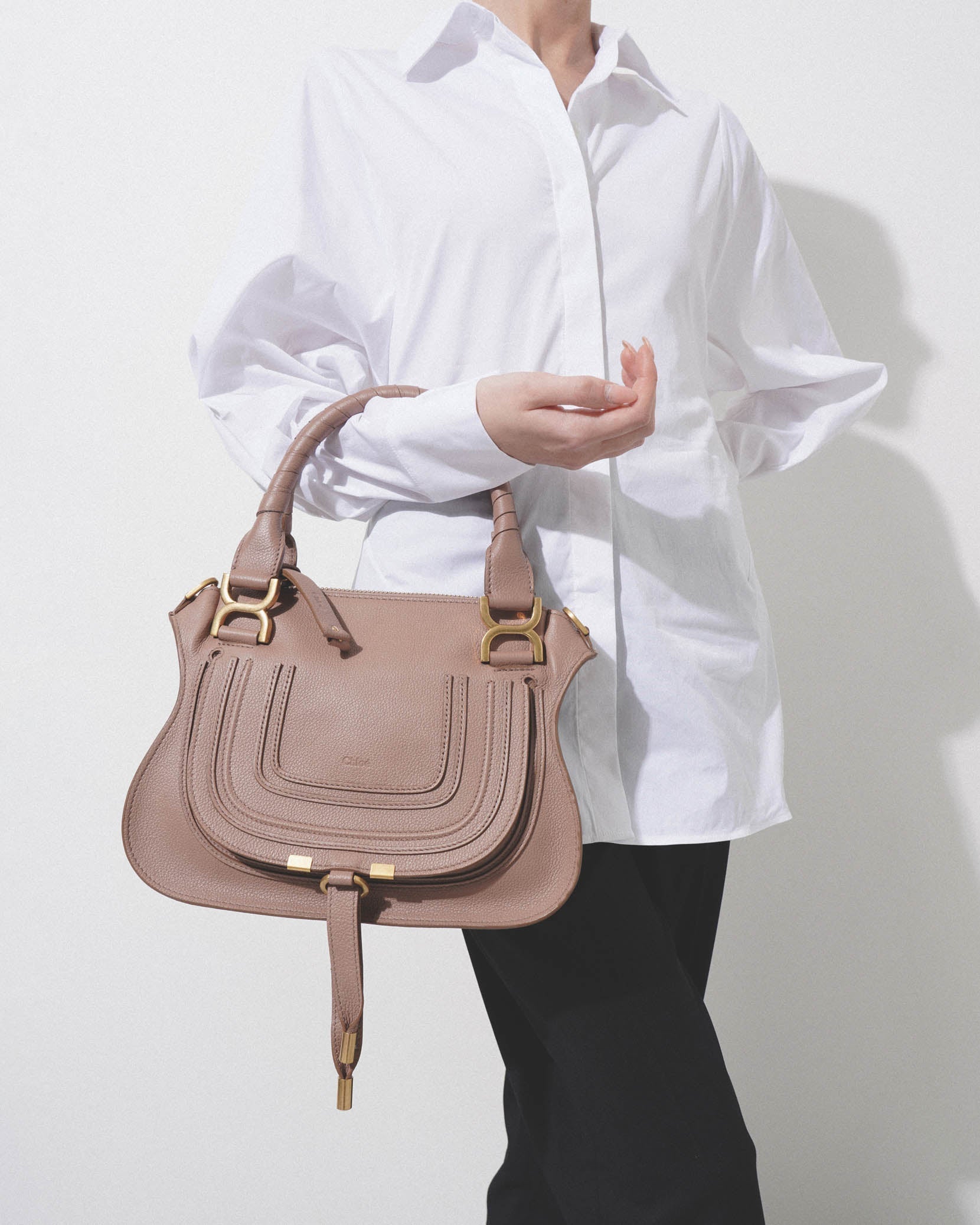 【アルティミラ】Chloe Marcie クロエ マーシー ハンド CHLOÉ Marcie leather shoulder bag | NET-A-PORTER