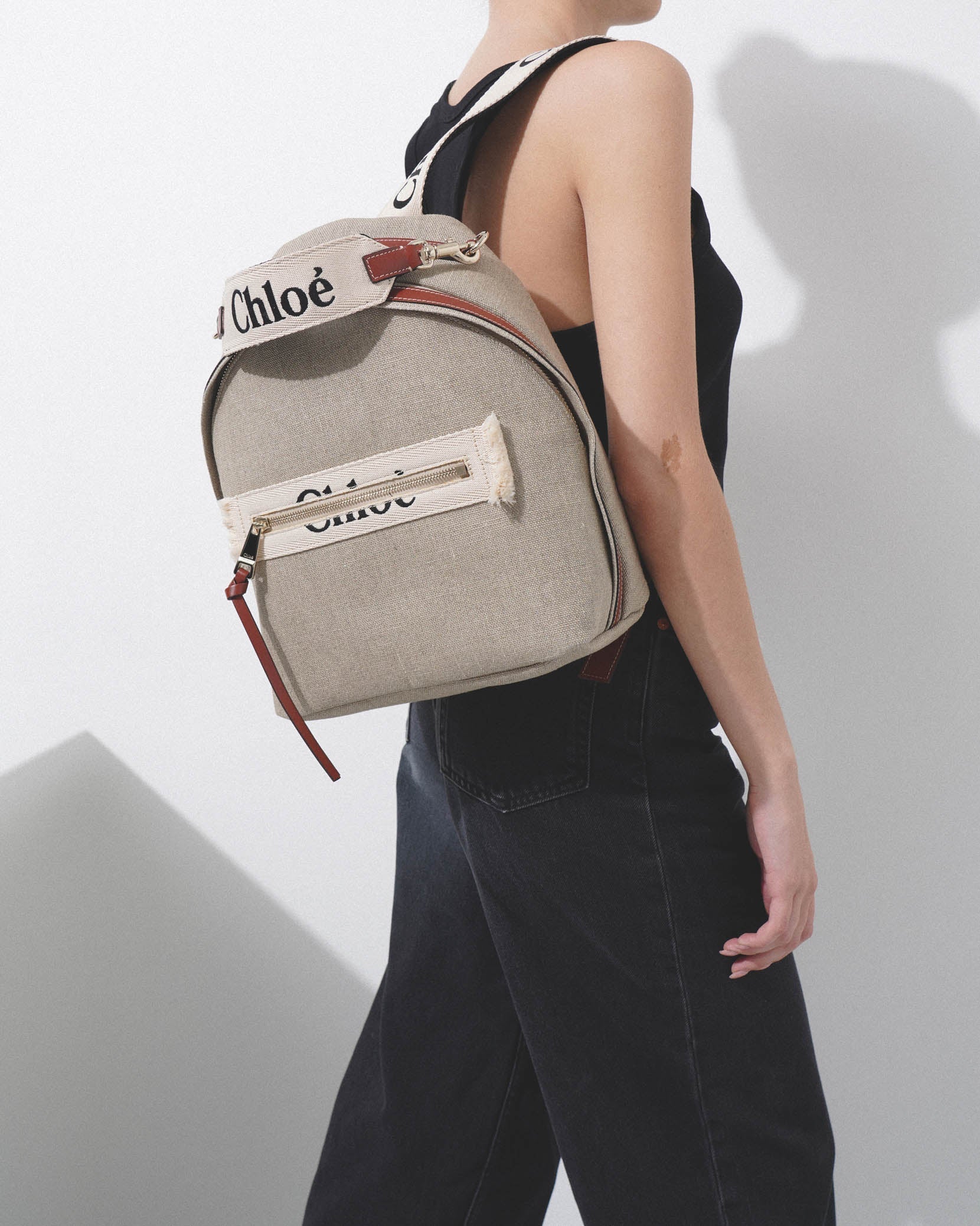 Chlo | Woody brown backpack | Savannahs