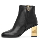 Rebecca black leather ankle boots