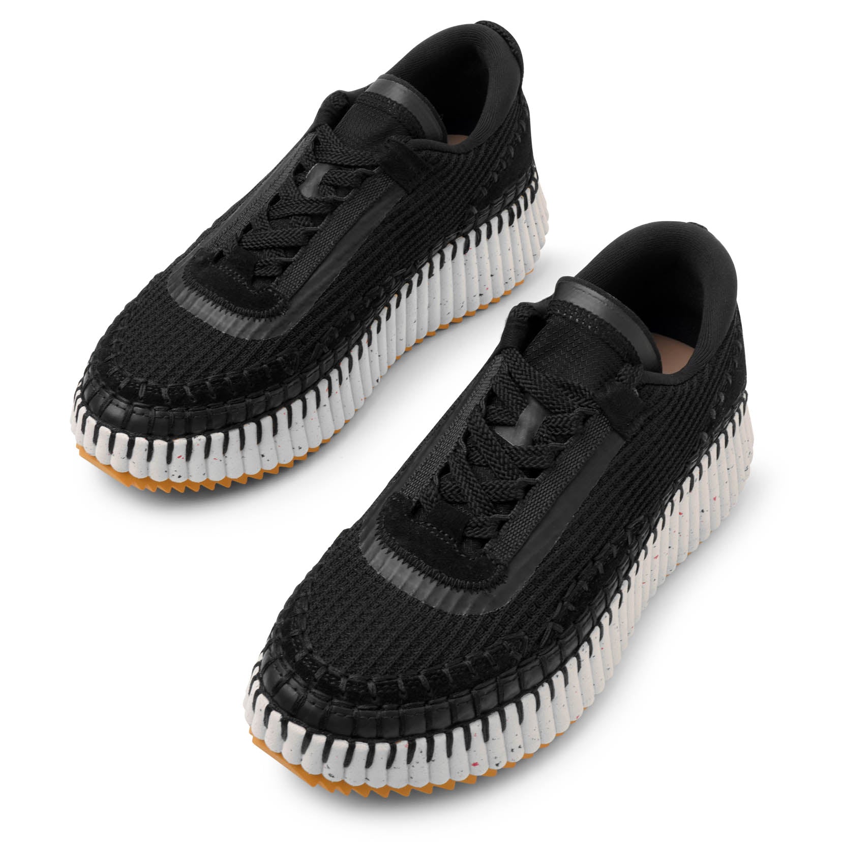 Chloé | Nama black mesh sneakers | Savannahs
