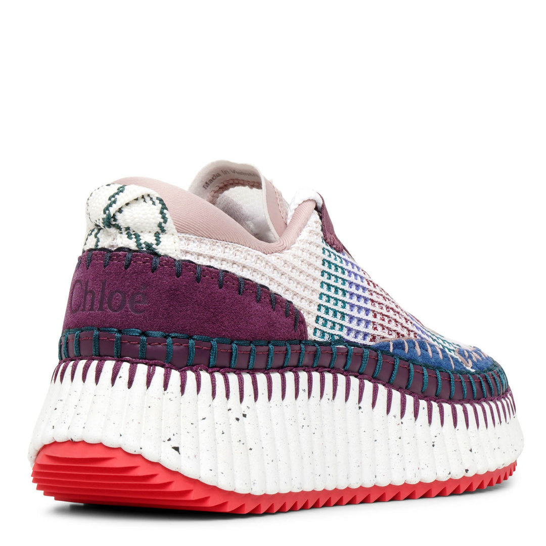 outlet【Chloe】Nama☆Creamy Lilac ローカット スニーカー Chloé Nama Sneaker in Dreamy lavender | Chloé US