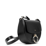 Arlene black leather crossbody bag