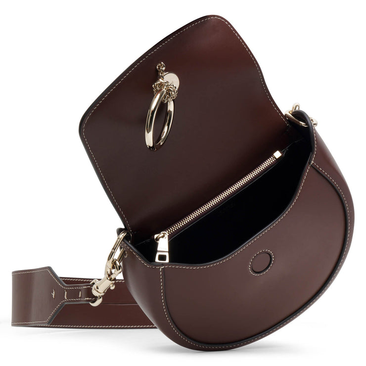 Arlene brown leather crossbody bag