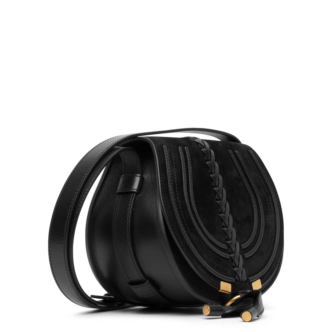 ショルダーバッグ・ポシェット Chloe Marcie Medium Saddle Bag Black Chloé Small Marcie Leather Saddle Bag | Saks Fifth Avenue