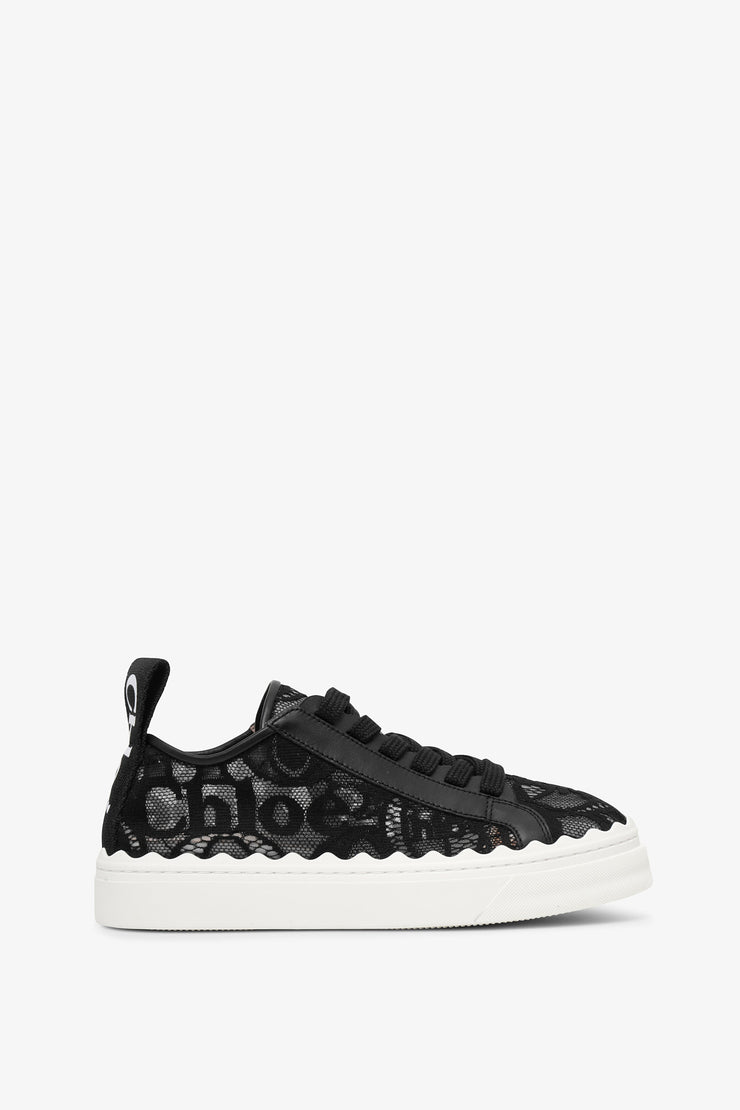 Lauren black lace sneakers