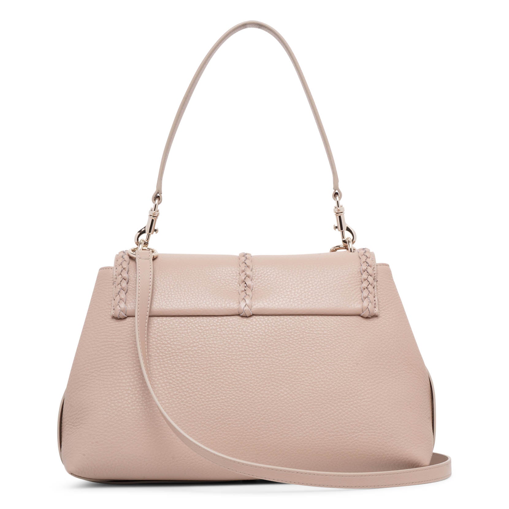 Shop Chloé Penelope Medium Beige Leather Bag