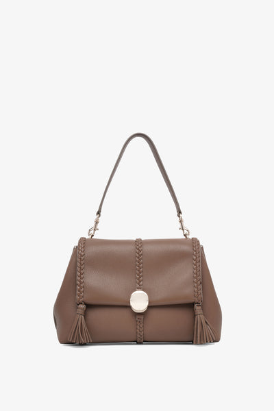 Chloé | Penelope medium taupe leather bag | Savannahs