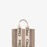 Woody small grey canvas bag