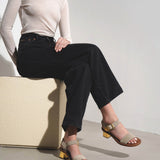 Rebecca greige suede sandals