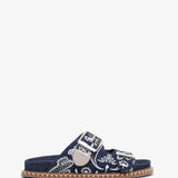 Rebecca denim flats