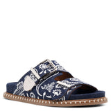 Rebecca denim flats