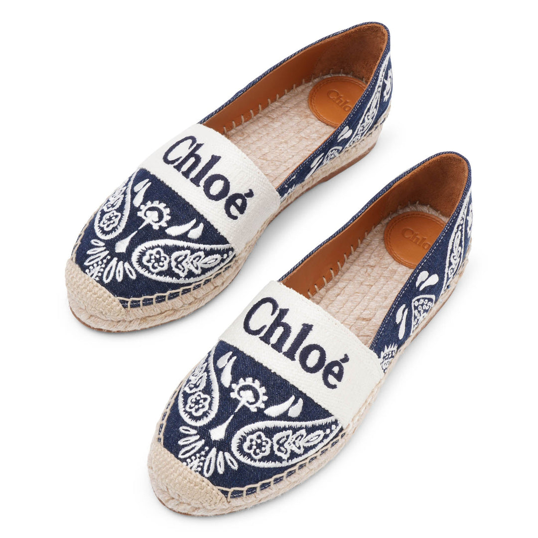 Chloé | Piia denim espadrille flats | Savannahs