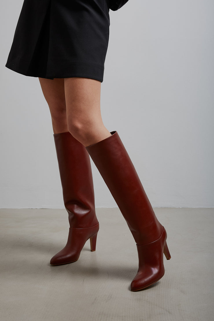 Eve tan leather boots