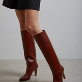 Eve tan leather boots