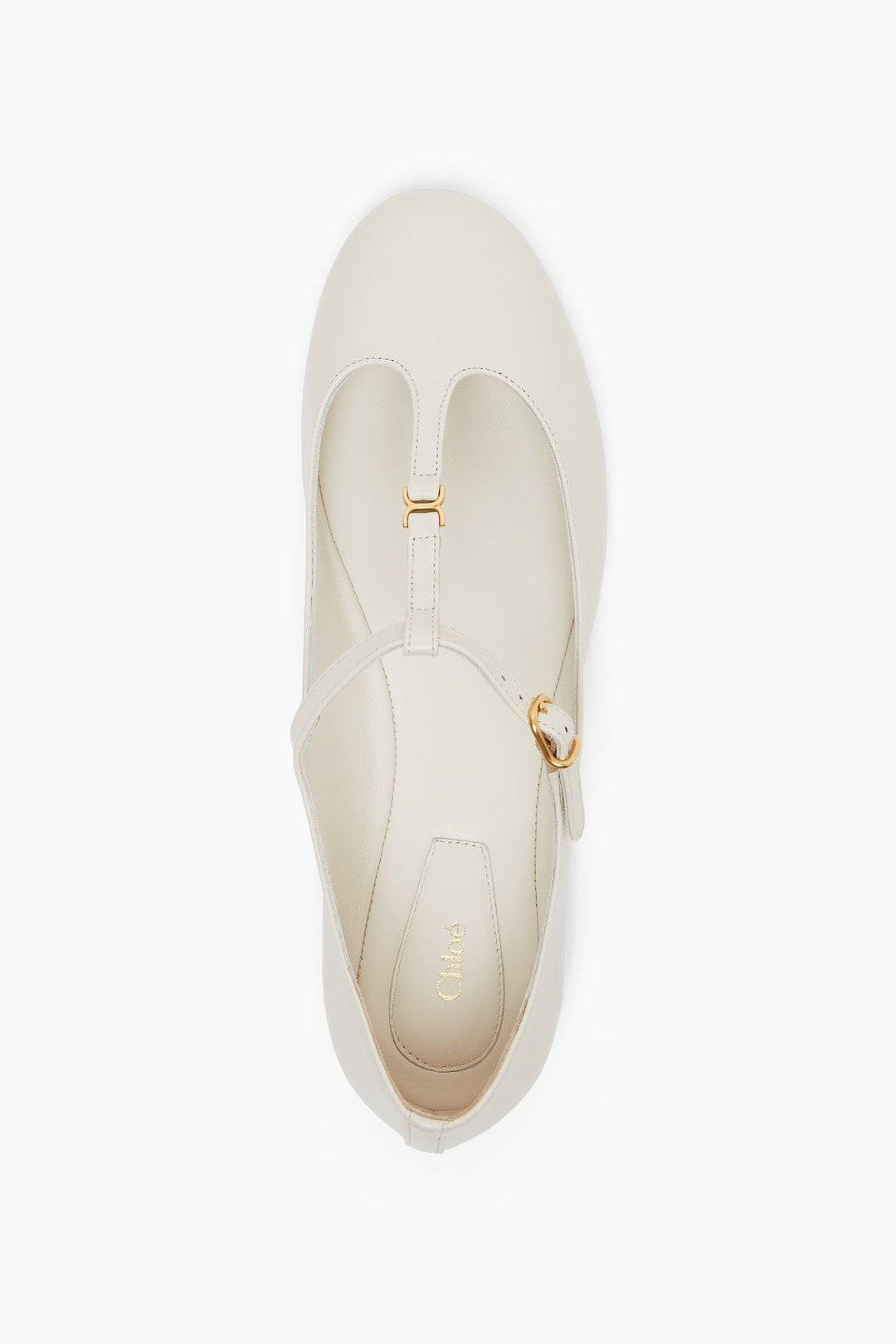 【関税込み】Chloe オフホワイト Marcie ヒールサンダル Chloé | Marcie off white leather ballerina strap | Savannahs