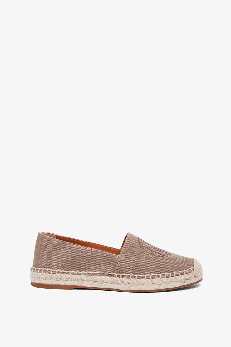 Pary khaki flat espadrilles