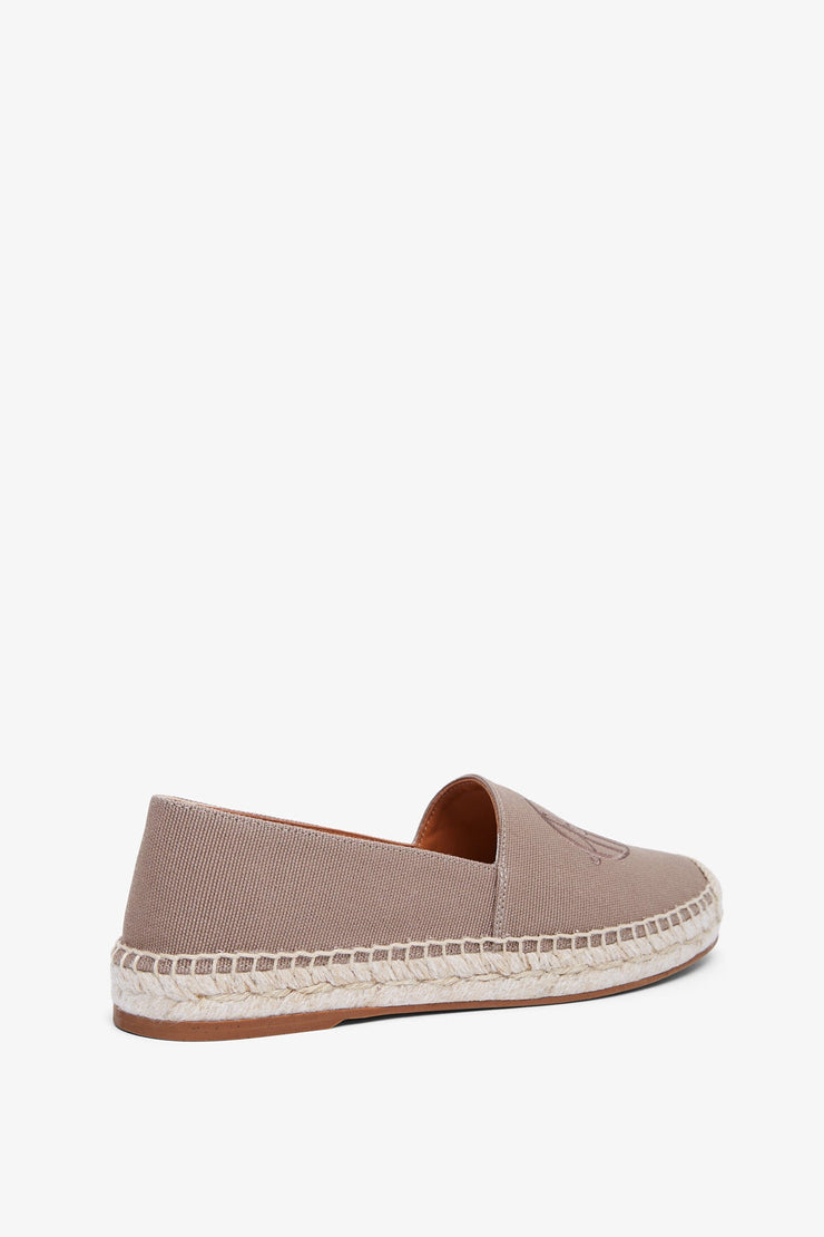 Pary khaki flat espadrilles