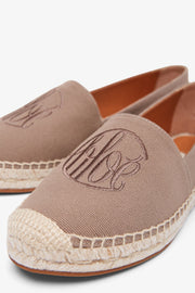 Pary khaki flat espadrilles