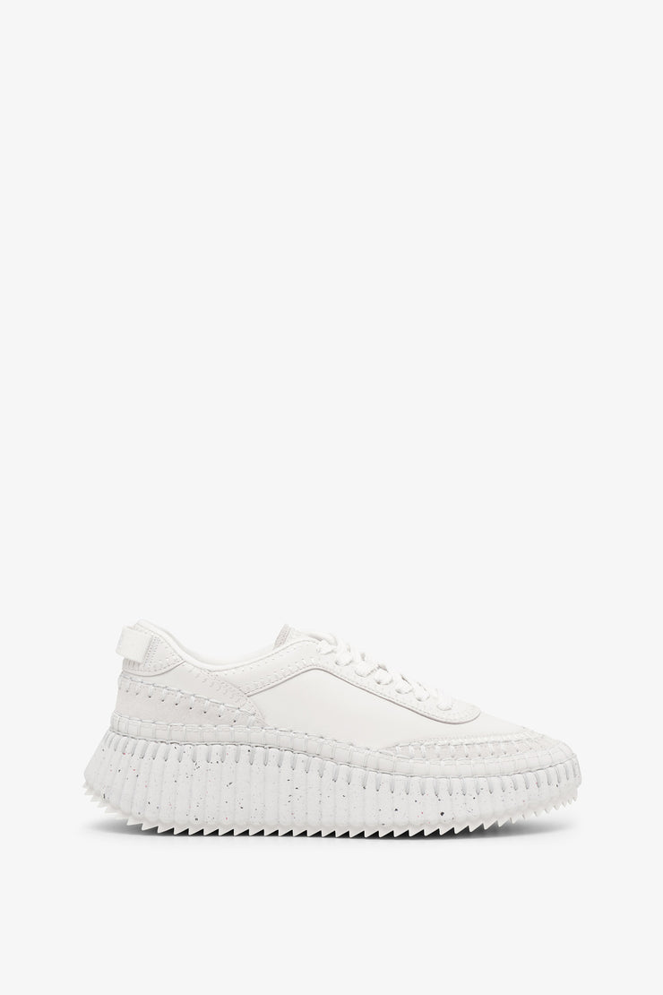 Nama white leather sneakers