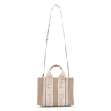 Woody wild grey small tote bag