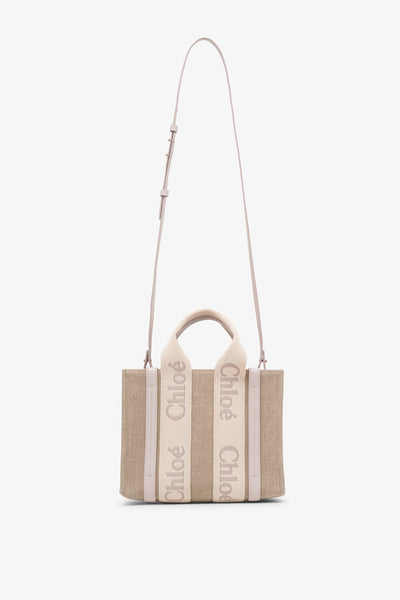 Chloé | Woody wild grey small tote bag | Savannahs