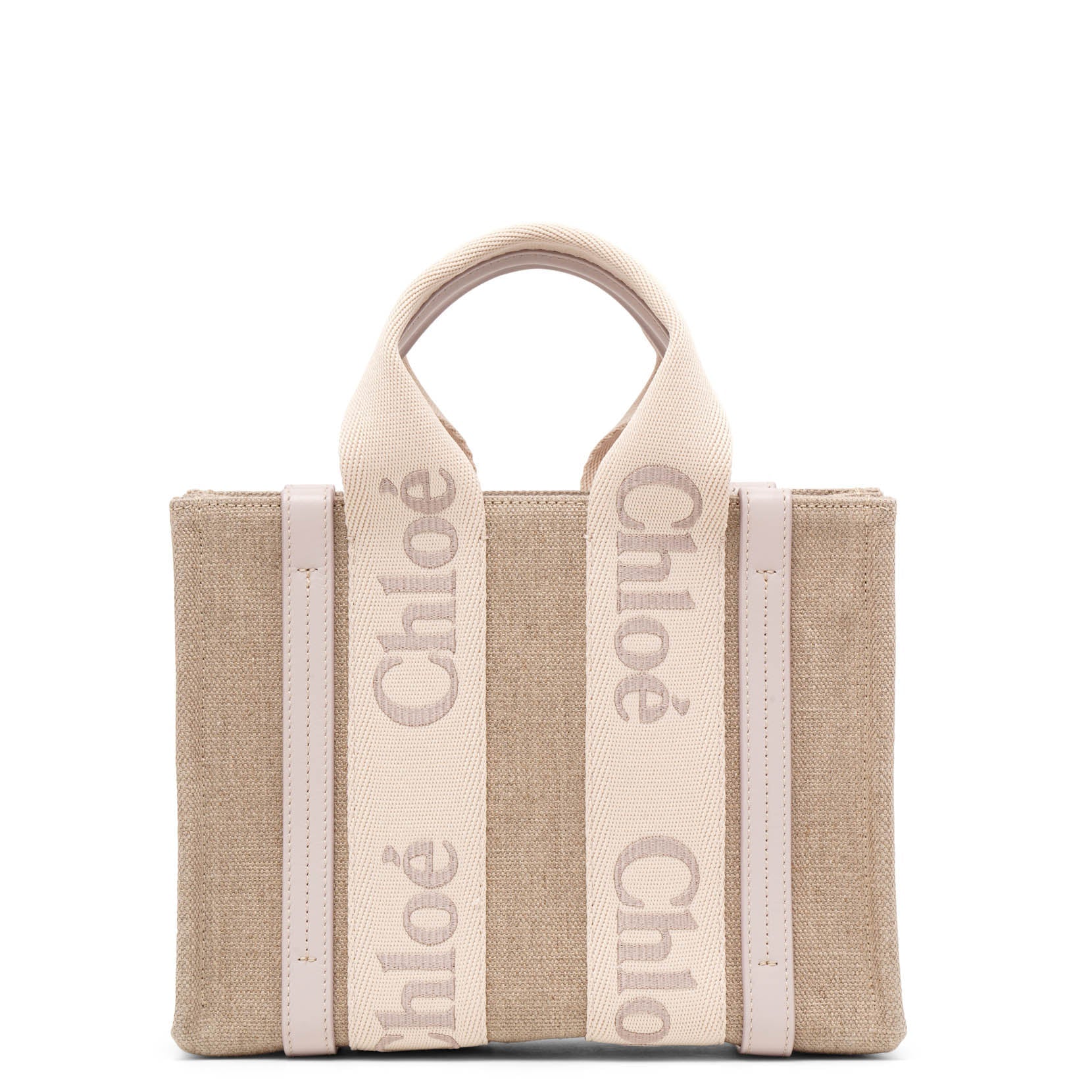 Shop Chloé Woody Wild Grey Small Tote Bag