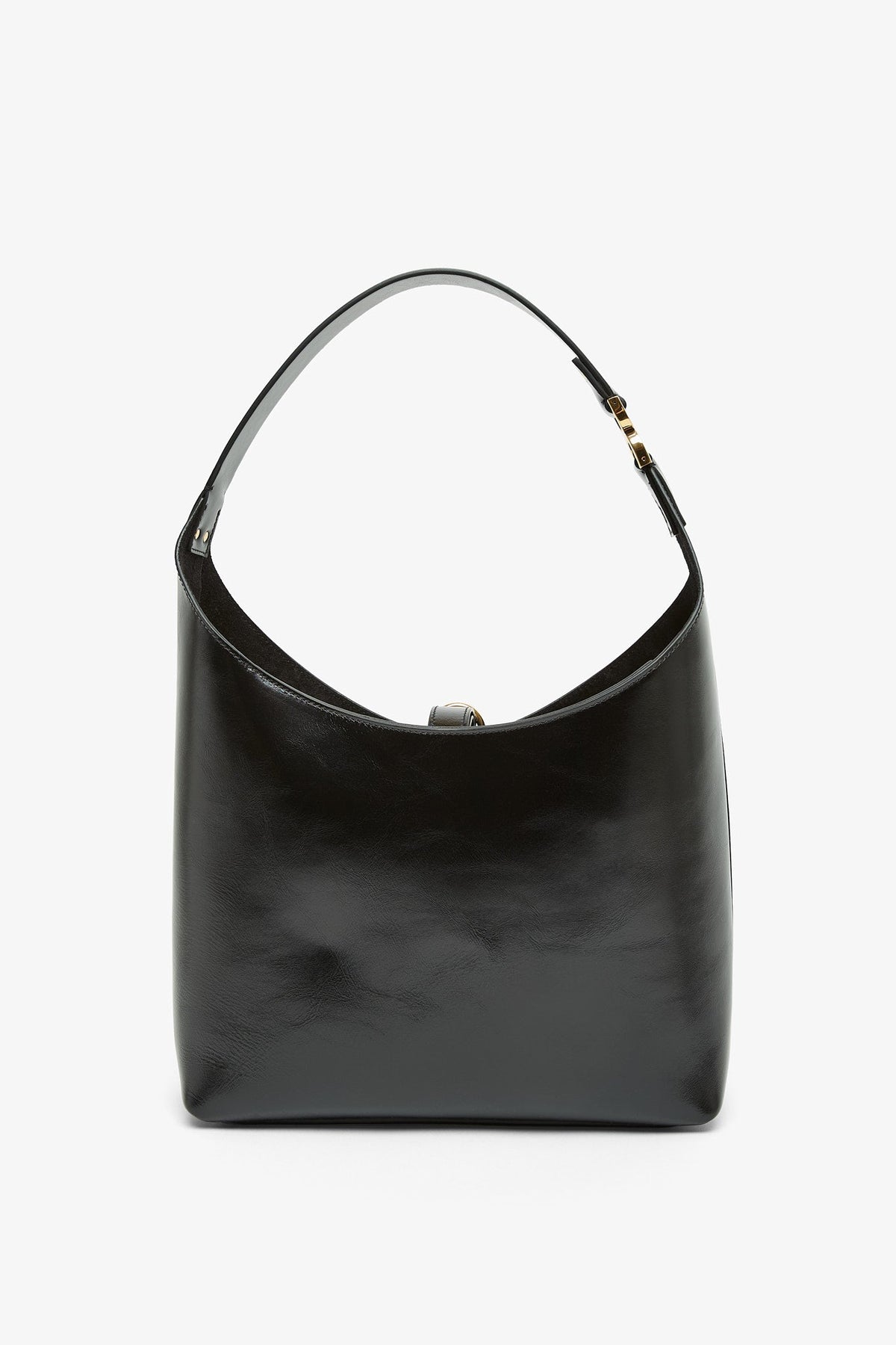 Shop Chloé Marcie Black Leather Hobo Bag