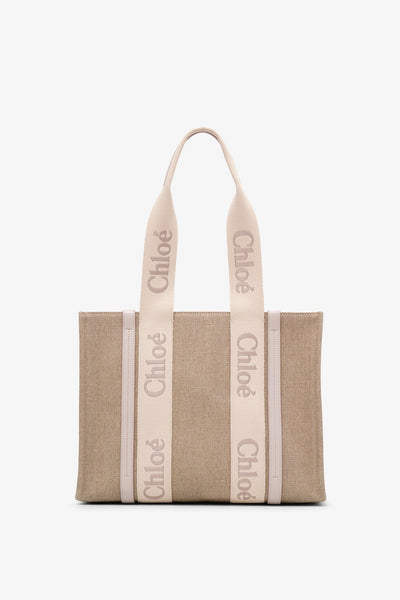 Chloé | Woody wild grey medium tote bag | Savannahs