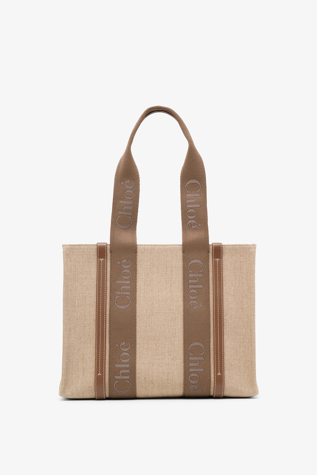 Chloé | Woody dark brown medium tote bag | Savannahs