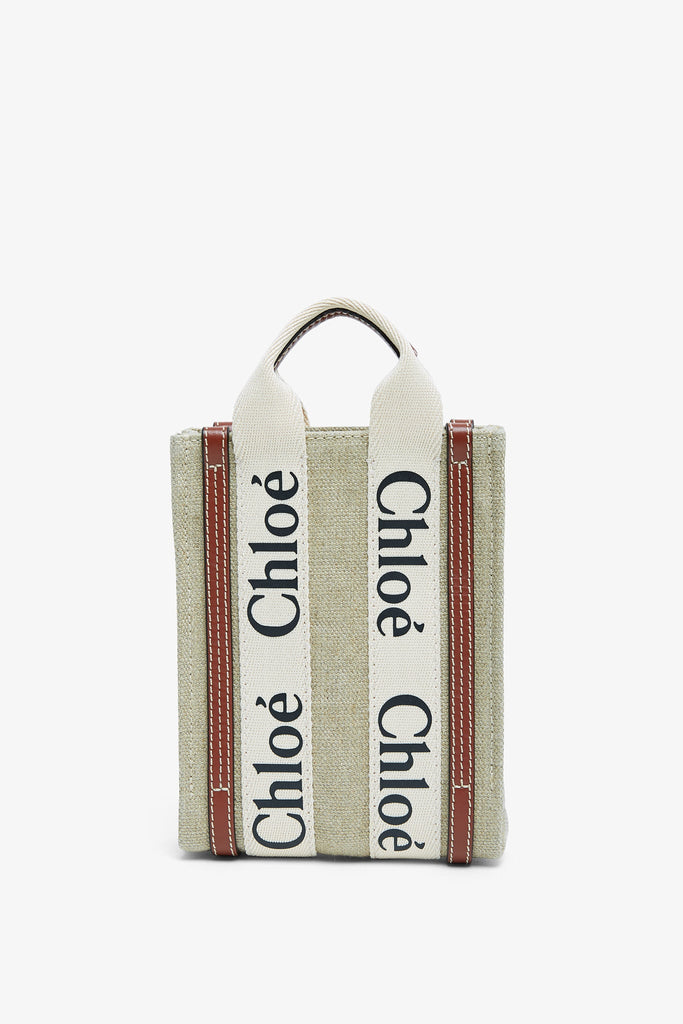 Chloé | Woody white and brown mini bag | Savannahs Chloé | Woody white and brown mini bag | Savannahs