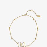 C Chloe gold necklace
