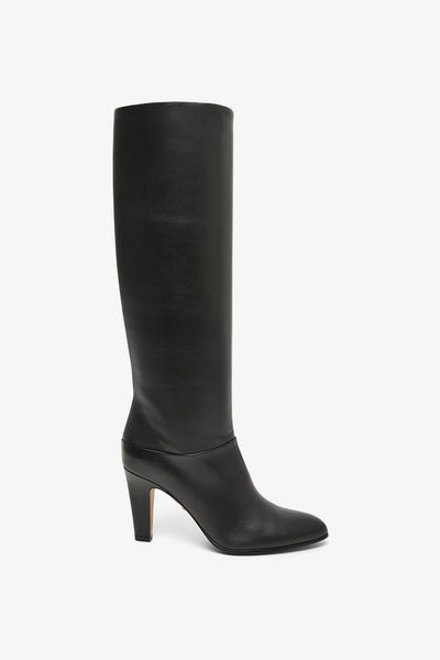 Chloé | Eve black leather high boots | Savannahs