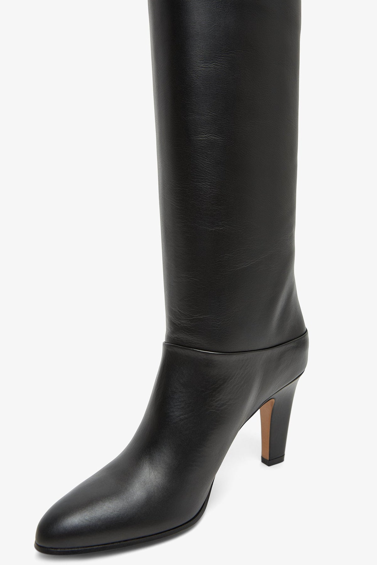 Shop Chloé Eve Black Leather High Boots